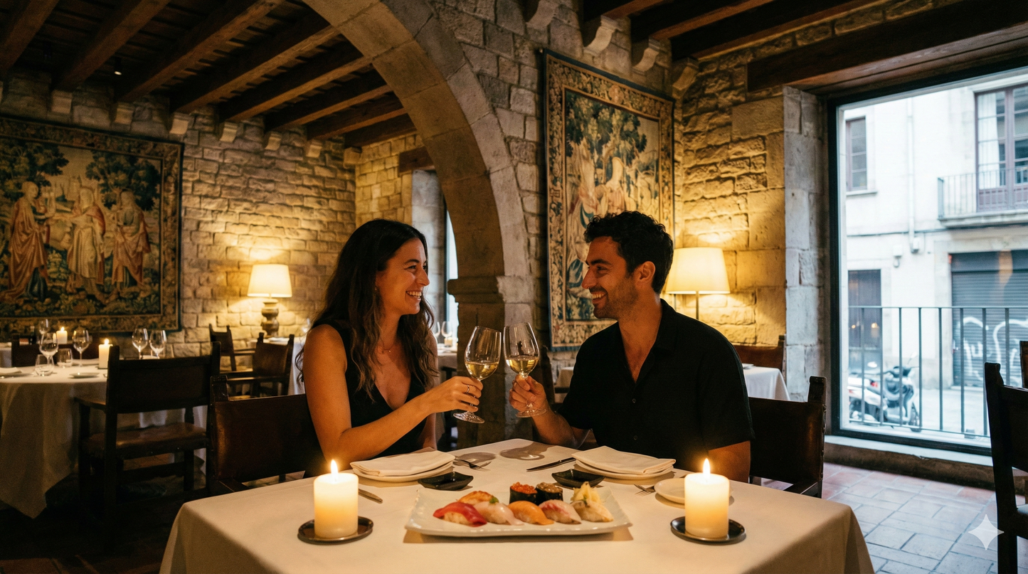 Cena Japonesa en un Espacio Histórico